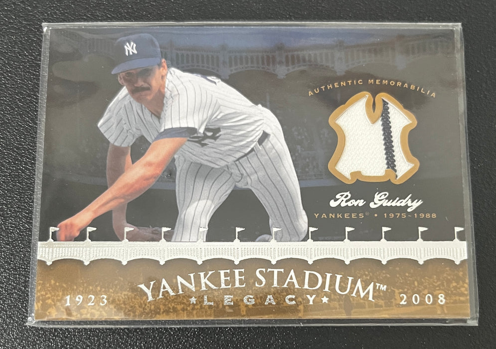 2008 Upper Deck Yankee Stadium Legacy #RG Ron Guidry Memorabilia