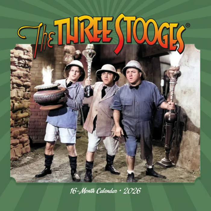 Three Stooges 2026 Wall Calendar