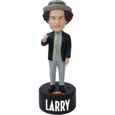Three Stooges Talking Bobbleheads - Set Of 4 - Moe, Larry, Curly, Shemp - PRE SALE!