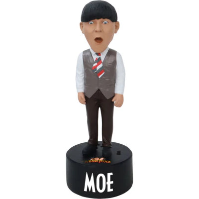 Three Stooges Talking Bobbleheads - Set Of 4 - Moe, Larry, Curly, Shemp - PRE SALE!