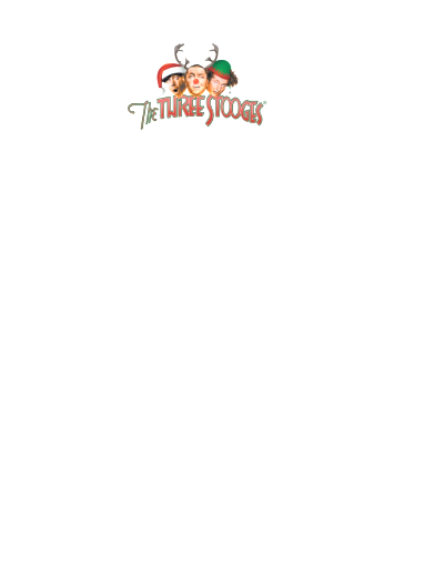 Three Stooges 3 Santas W/Shemp 2025 Christmas Cards - Set of 25