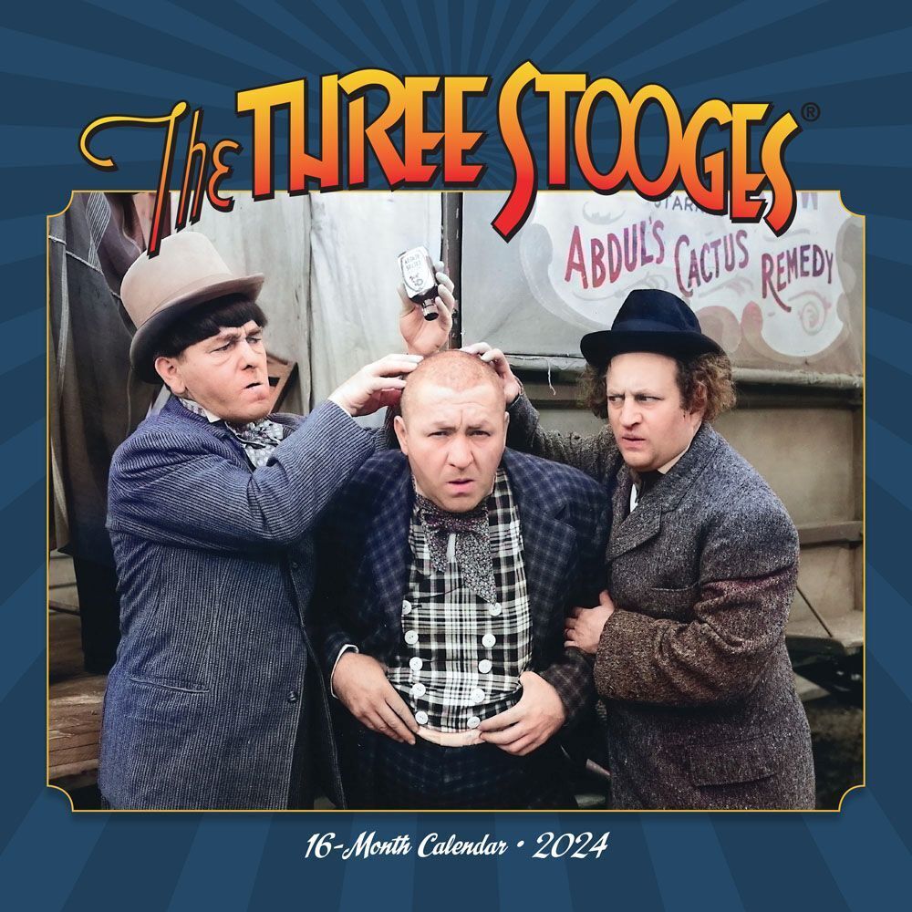 Three Stooges 2024 Wall Calendar — The Three Stooges Official Store
