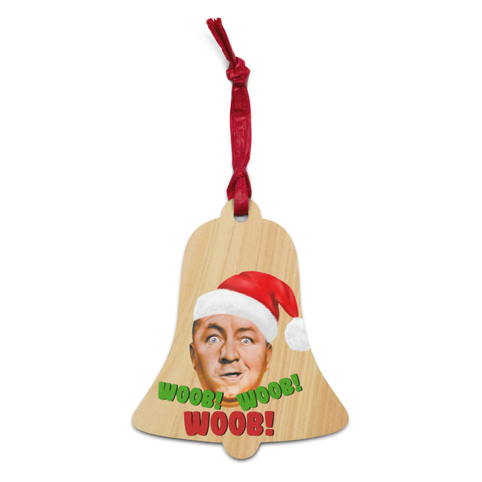 Three Stooges Curly Woob Wooden Ornament W/Magnet
