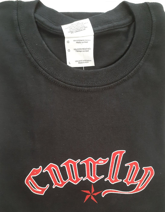 The Three Stooges T-Shirt: Tattoo Curly - Ready To Ship