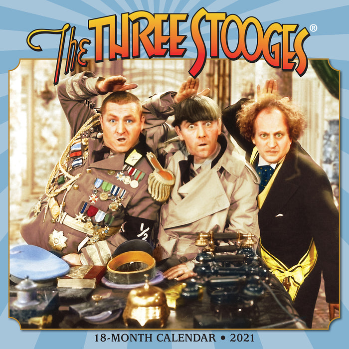 Three Stooges 2021 Calendar