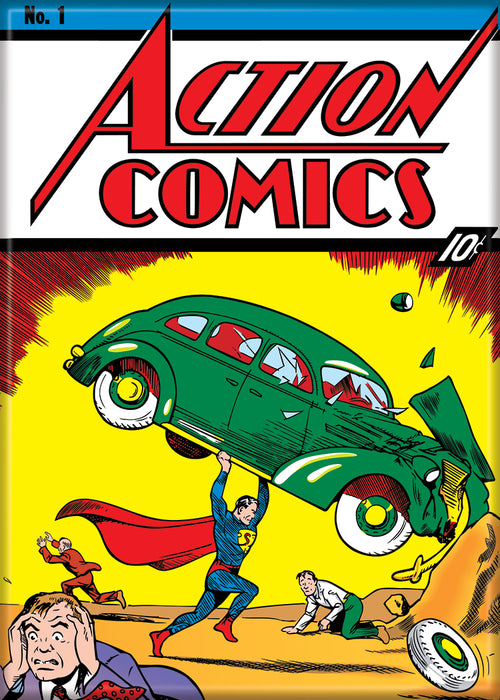 Superman Action Comics 2.5" x 3.5" Magnet for Refrigerators