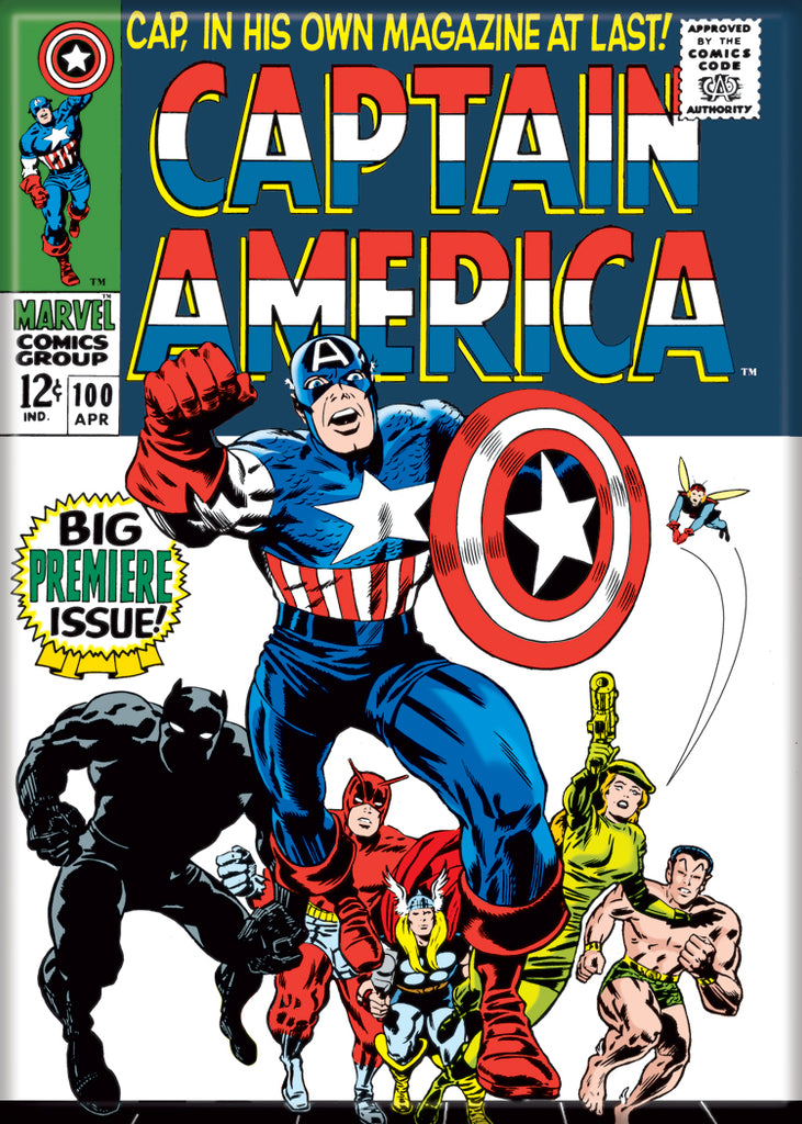 Captain America Marvel Comic Book Cover 2.5