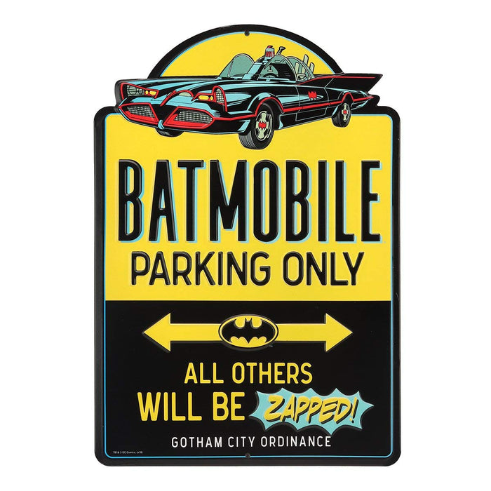 DC Comics Batman "Batmobile Parking Only" Embossed Sign