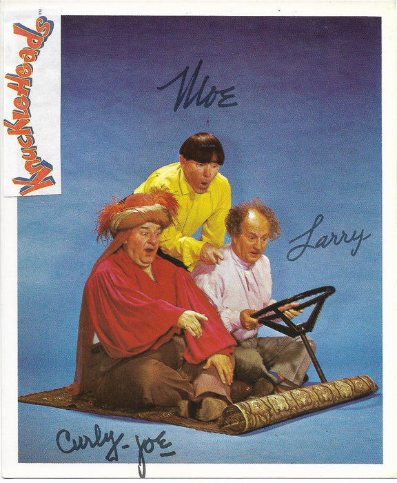 Three Stooges Original Glossy Promo Photo - 4X6 Magic Carpet