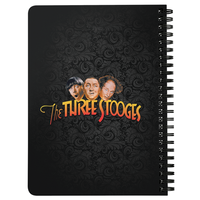 Three Stooges Spiral Notebook - Color Logo