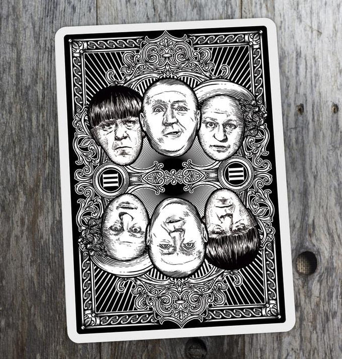 Three Stooges Exclusive Officially Licensed Playing Cards Case of 12