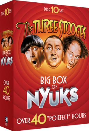 Three Stooges DVD Box Set Big Box Of Nyuks + Complete Cartoon Series