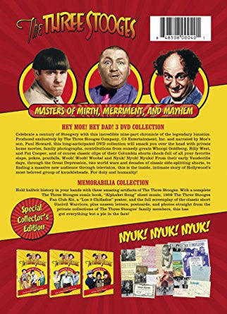 Three Stooges DVD Box Set - Hey Moe! Hey Dad!