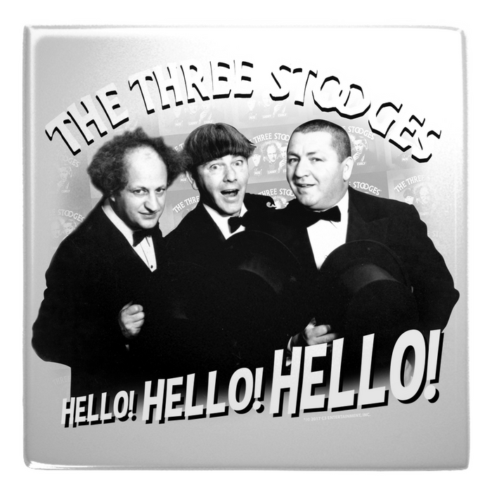 Three Stooges 4 Pack Metal Magnets - 4 Different Designs