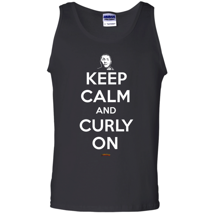 Three Stooges Keep Calm And Curly On Tank Top