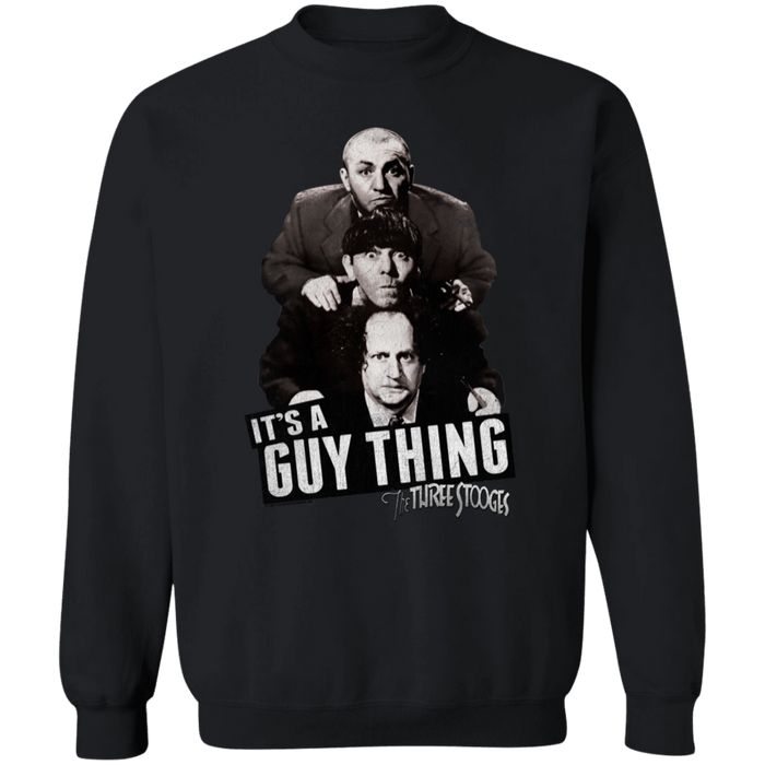 Three Stooges It's A Guy Thing Crewneck Pullover Sweatshirt