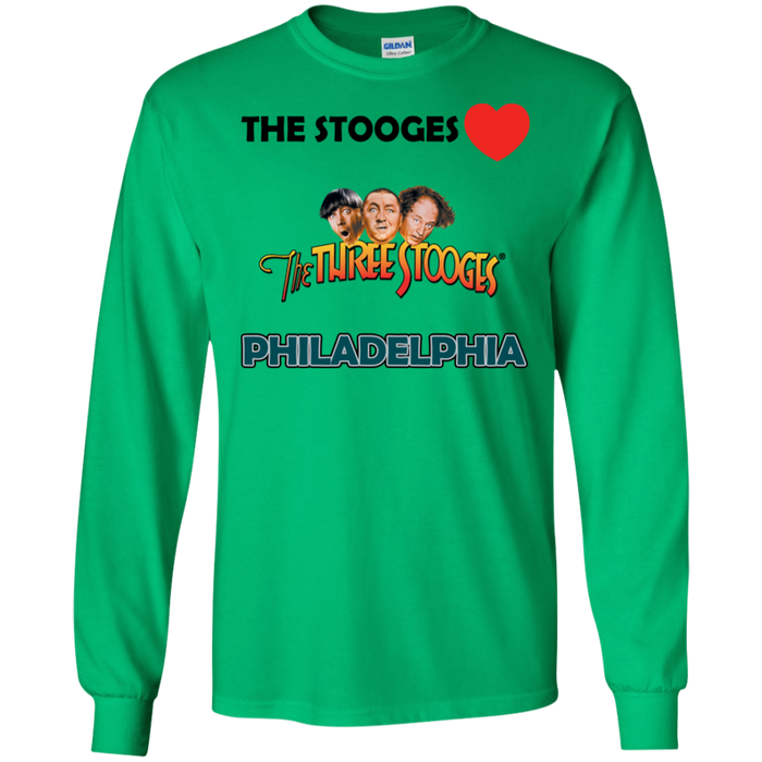 Three Stooges Love Philadelphia Long Sleeve Shirt