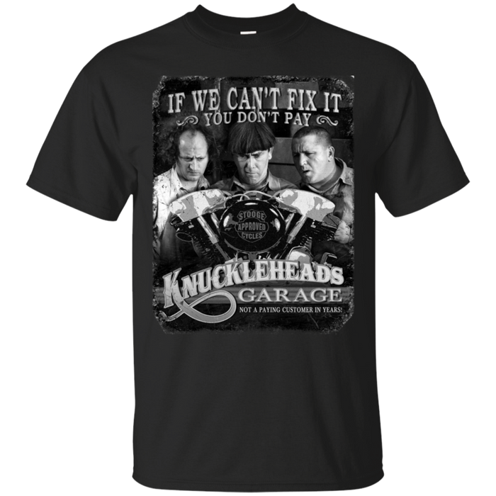 Three Stooges T-Shirt Knuckleheads Garage