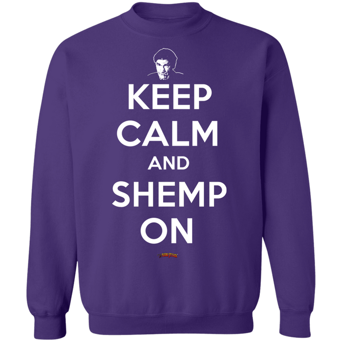 Three Stooges Keep Calm And Shemp On Crewneck Sweatshirt
