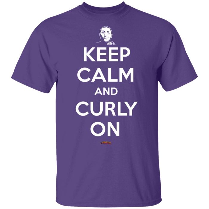 Three Stooges Keep Calm And Curly On T-Shirt