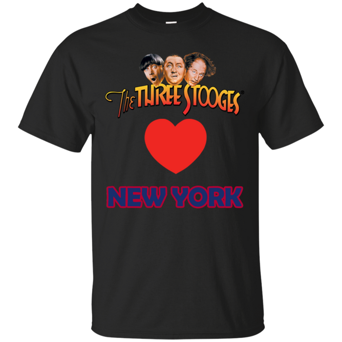 Three Stooges Love New York Heart T-Shirt