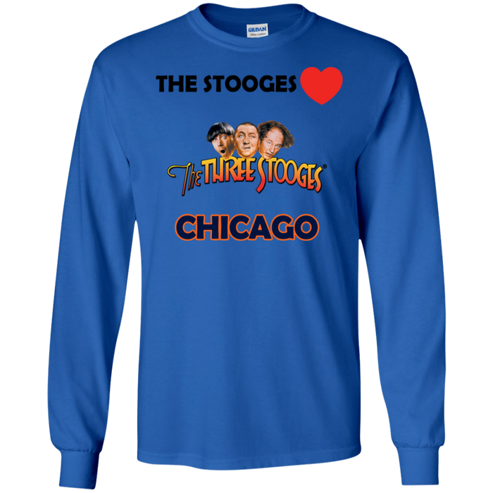Three Stooges Love Chicago Long Sleeve Shirt