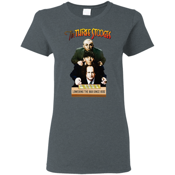 Three Stooges Ladies Dewey, Cheatem, & Howe T-Shirt
