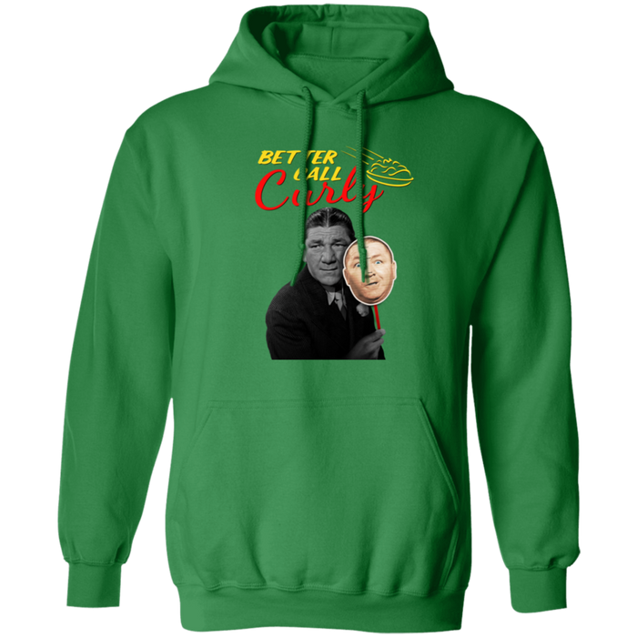 Three Stooges Better Call Curly W/ Shemp Premium  Pullover Hoodie