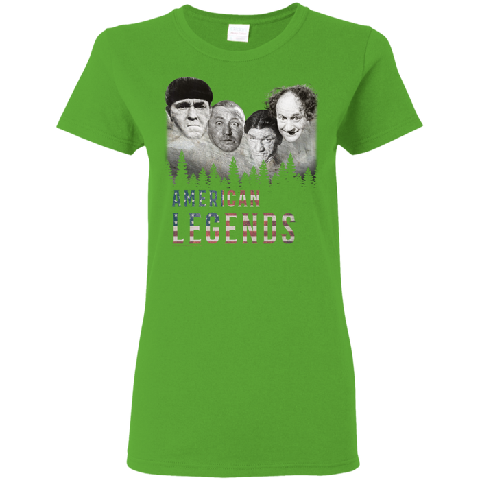 Three Stooges American Legends Ladies' T-Shirt
