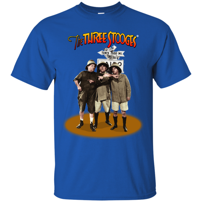 Three Stooges Safari Pointing T-Shirt