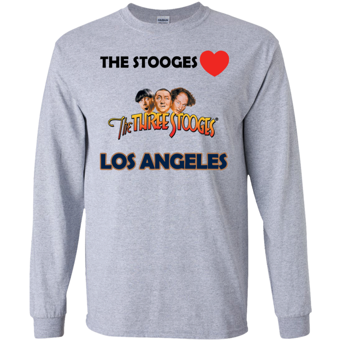 Three Stooges Love Los Angeles Long Sleeve Shirt