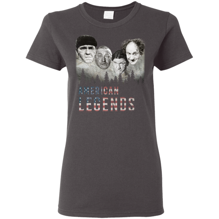 Three Stooges American Legends Ladies' T-Shirt