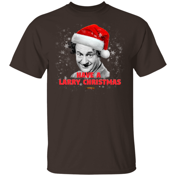 Three Stooges Have A Larry Christmas T-Shirt