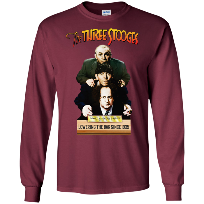 Three Stooges Dewey, Cheatem, & Howe Long Sleeve T-Shirt