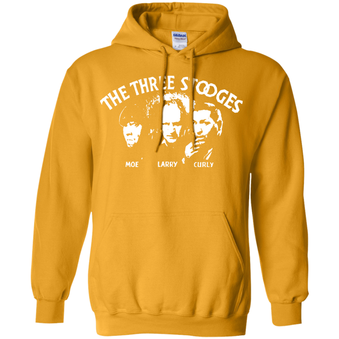 Three Stooges Pullover Hoodie Classic Opening Credits
