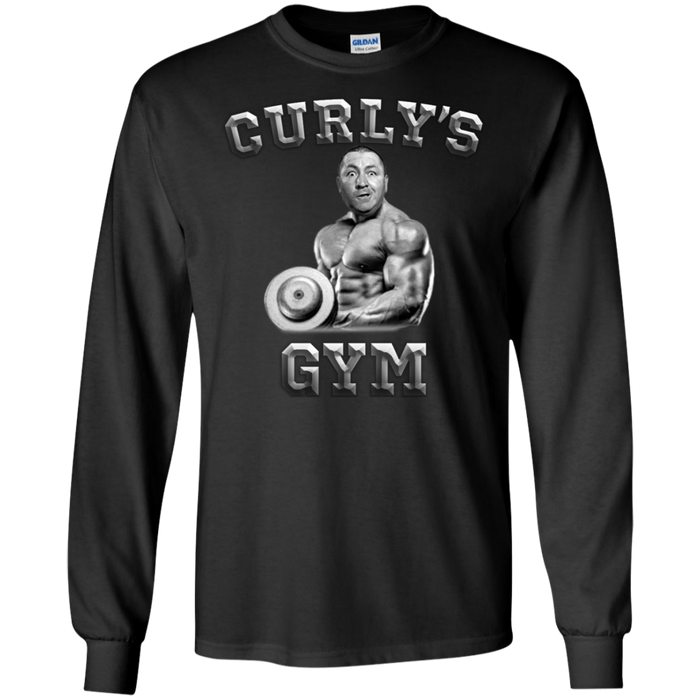 Three Stooges Curly's Gym Long Sleeve T-Shirt
