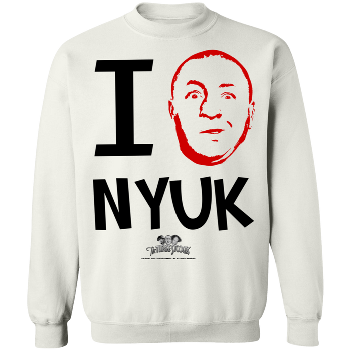 Three Stooges Curly I Love NYUK Pullover Sweatshirt