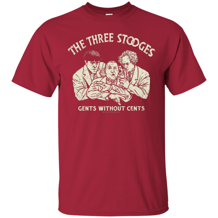 Three Stooges Gents Without Cents T-Shirt