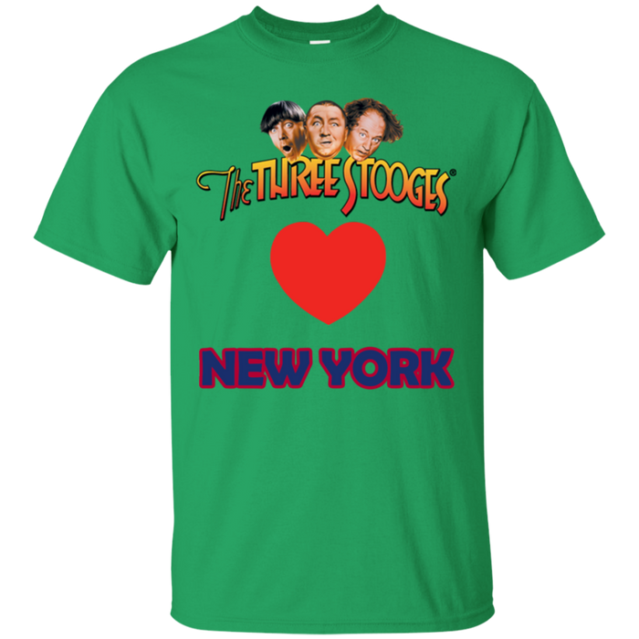 Three Stooges Love New York Heart T-Shirt