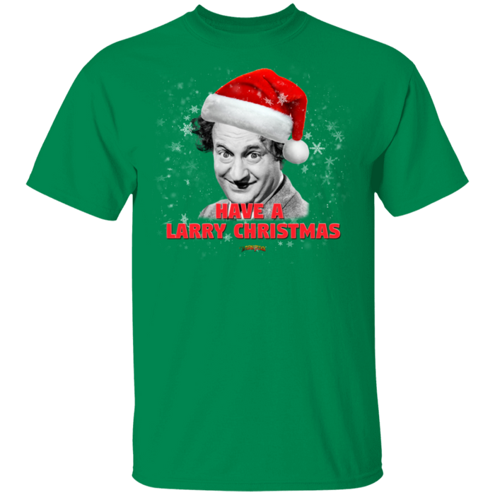 Three Stooges Have A Larry Christmas T-Shirt