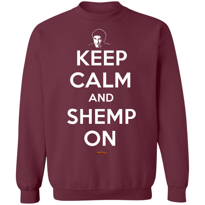 Three Stooges Keep Calm And Shemp On Crewneck Sweatshirt