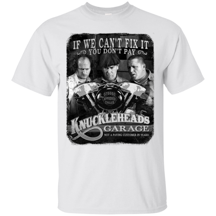Three Stooges T-Shirt Knuckleheads Garage