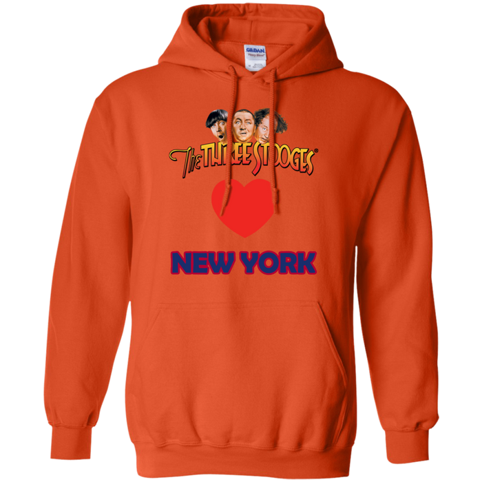 Three Stooges Love New York Heart Hoodie