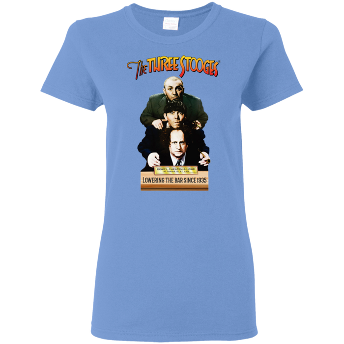 Three Stooges Ladies Dewey, Cheatem, & Howe T-Shirt