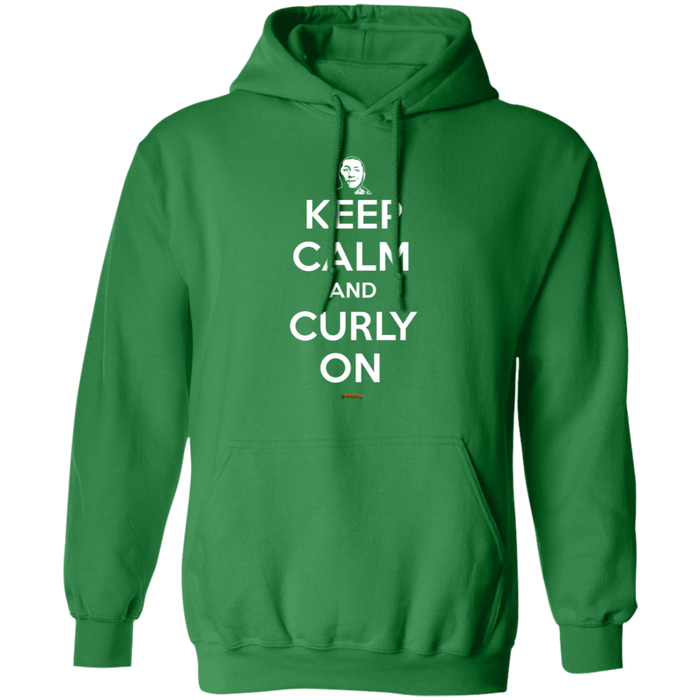 Three Stooges Keep Calm And Curly On Pullover Hoodie Sweatshirt