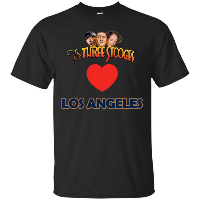 Three Stooges Love Los Angeles Heart T-Shirt