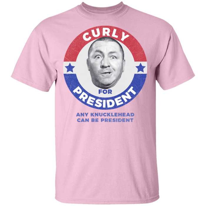 Three Stooges Curly For President T-Shirt