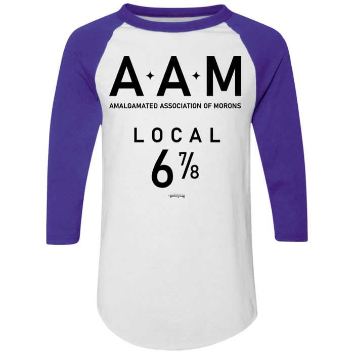 Three Stooges AAM Raglan 3/4 Sleeve T-Shirt