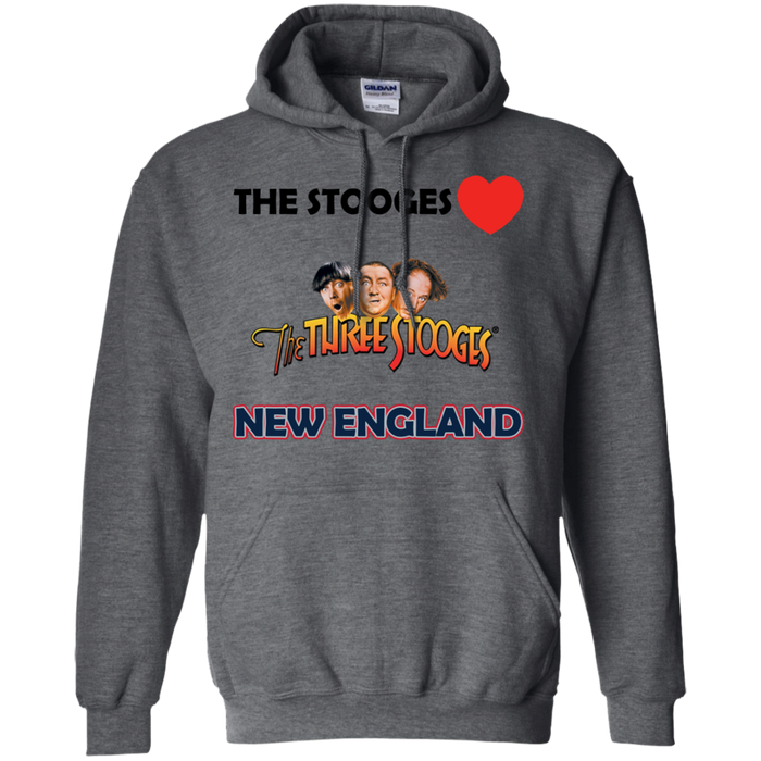 Three Stooges Love New England Hoodie