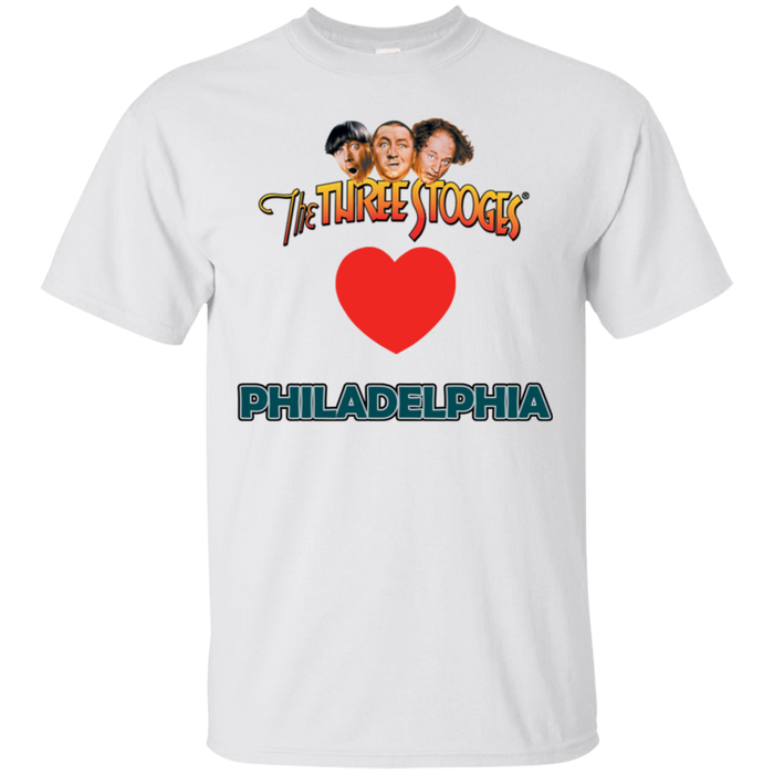 Three Stooges Love Philadelphia Heart T-Shirt